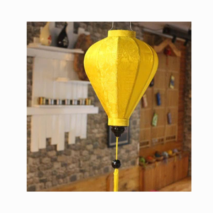 Linternas de seda de bambú de varias formas hermosa linterna de tela de seda de bambú tradicional vietnamita para Decoración - Product Image 3