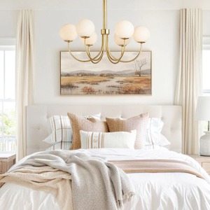 Thanh lịch Bard Globe Chandelier hiện đại hình cầu chiếu sáng lịch thi đấu cho phòng ăn không gian sống & entryways - Product Image 5