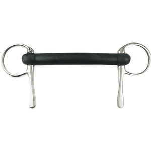 Mors à bouche large en acier inoxydable avec embout poli et lisse pour l'équitation et l'équipement vétérinaire - Product Image 5