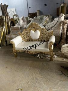 Royal Blue Low Back Throne Loveseat Luxury Wedding Event Furniture Love-Seat Royal Blue Love-Seat for Wedding <b>Stage</b> Event USA - Product Image 6