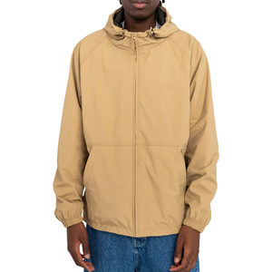 Nueva llegada hombres logotipo personalizado de secado rápido verano deportes entrenamiento al aire libre cortavientos cuello con capucha impermeable correr para chaqueta - Product Image 1