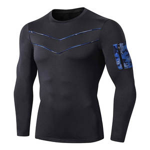 เสื้อออกกำลังกายแห้งเร็วสำหรับผู้ชาย เสื้อรัดกล้ามเนื้อสำหรับออกกำลังกาย เสื้อผ้าสำหรับฝึกซ้อม เสื้อรัดกล้ามเนื้อสำหรับผู้ชาย - Product Image 1