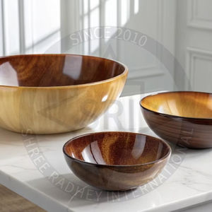 Plato de cuerno auténtico hecho a mano Eco-Friendly Bowl - Product Image 1