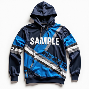 Sudadera con Capucha para Hombre, Personalizada, Estilo Urbano, Holgada, Duradera, Sublimada, 100% Poliéster, Mezcla de Algodón Básico, Estilo Relajado - Product Image 3