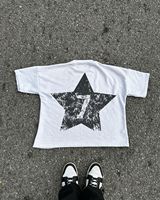 T-shirts formels unisexes en mélange de coton et de fibres de bambou, couleur unie, étiquette personnalisée, 300GSM/260g, impression numérique non tissée, écologiques