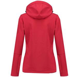 Veste Softshell confortable pour femmes, respirante, à capuche réglable, col montant, coupe moderne, coupe-vent, vêtements d'hiver exclusifs - Product Image 5
