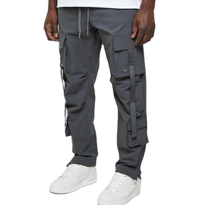 Fabricant d'équipement d'origine Fabrication sur mesure Pantalon cargo en gros Vêtements de rue pour hommes Pantalon à jambes larges personnalisé pour hommes à vendre - Product Image 1