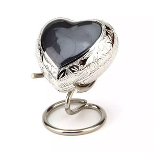 Quality Precisely Designed <b>Heart</b> Shaped Keepsake Cremation Urn Funeral Supplies Low Price Hot Seller - Product Image 1
