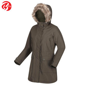 Best Selling Women's Winter Parka <b>Jacket</b> New Style Loose Hooded Coat with Quilted Feature Breathable and Raw Processed - Product Image 4