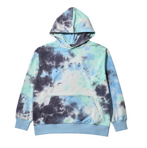 Nouveauté 2025 – Sweat à capuche épais 100 % coton personnalisé avec logo, tie-dye 3D et motif gaufré pour homme – Fournisseur OEM - Product Image 2