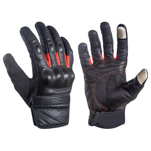 Gants de moto STURDY GRIP WEARS, hiver, écran tactile, microfibre, cuir véritable, doigts complets, légers, extérieur, salle de sport - Product Image 2