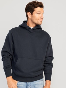 Sudadera con capucha de gran tamaño de peso pesado de alta calidad para hombres Top con capucha transpirable con logotipo personalizado con diseño forrado de talla grande - Product Image 4