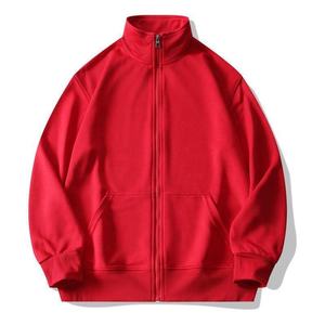 Veste zippée intégrale pour homme, sans capuche, en molleton de coton, sweat-shirt brodé 3D, vêtements de sport, fournisseur, exportateur - Product Image 6