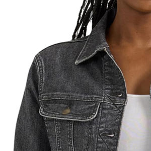 Nouveau design de vestes en jean pour femmes veste en jean respirante à manches longues coupe-vent pour femmes personnalisée - Product Image 6