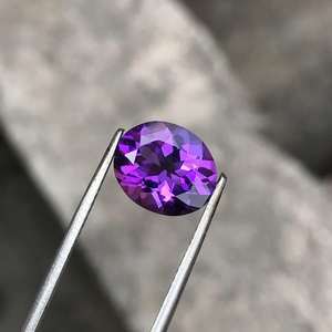 Améthyste incroyable 9X11 ovale, pierres précieuses calibrées en gros, toutes tailles disponibles - Product Image 3