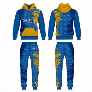 Chándal Deportivo Personalizado 100% Poliéster, Absorbente de Sudor, con Cremallera, Estilo Invernal, Impresión por Transferencia de Calor Completa, con Capucha y Logotipo - Product Image 4