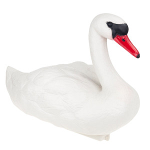 Swan Pond Figure <b>Plastic</b> Floating Swan Figure for Ponds or <b>Pools</b> - Product Image 1