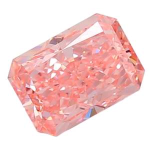 Diamante Cultivado en Laboratorio de Corte Radiante de 3.50 Quilates, Rosa Intenso, VVS2 - Product Image 2