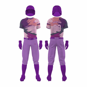 Uniforme de baseball à impression personnalisée avec tissu respirant et tissu de haute qualité à meilleur prix et vente en gros d'uniformes de baseball - Product Image 4