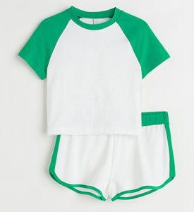 Nouveaux ensembles de hauts courts pour femmes multicolores avec shorts confortables et respirants, arrivée élégante pour l'extérieur, ensembles de hauts courts - Product Image 6