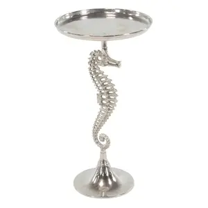 Lujosa mesa lateral de metal con revestimiento de oro, tradicional, hecha a mano, elegante, clásica, elegante, mesa central para muebles de sala de estar - Product Image 3