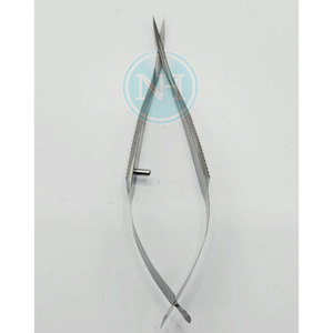 Tijeras Oftálmicas Curvas Vannas con Puntas Afiladas, Instrumento Médico Quirúrgico, Tijeras Vannas Curvas de Punta Fina - Product Image 6