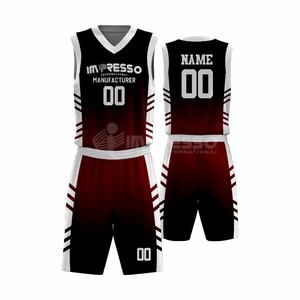 Conjunto de Uniforme de Baloncesto Personalizado de Alta Calidad, Reversible, Sin Mangas, Tallas Grandes, Diseño Transpirable con Sublimación, 100% Poliéster - Product Image 1