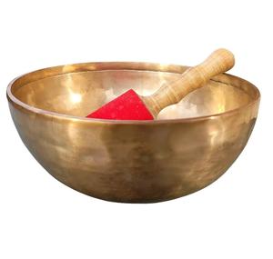 Cuenco de canto curativo grande pulido brillante, cuenco de Canto de Yoga de meditación de Metal de latón, cuenco de Yoga con sonido de diseño clásico de lujo - Product Image 1