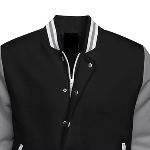 New Arrival Men's Premium Quality Slim Fit Winter Varsity Jacket Double Breasted Waterproof Customized Wholesale-Reversible Plus - Product Image 2