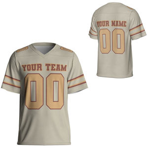 Camiseta de fútbol americano de secado rápido de alta calidad, transpirable, sublimado, estampado corto, fabricado, proveedor mayorista de deportes - Product Image 2