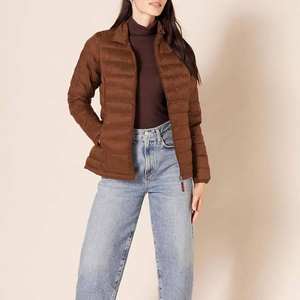 Blousons matelassés pour femmes de haute qualité, style nouveau, longs, en coton respirant, col surdimensionné, design matelassé - Product Image 5