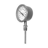 Thermomètre industriel bimétallique en acier inoxydable personnalisable OEM & ODM, contrôleur de température à verre