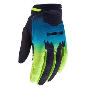 Guantes de Ciclismo y Motocross al por Mayor con Logotipo Personalizado, Guantes Deportivos Unisex de Poliéster/Spandex Transpirables con Pantalla Táctil y Dedos Completos - Product Image 1