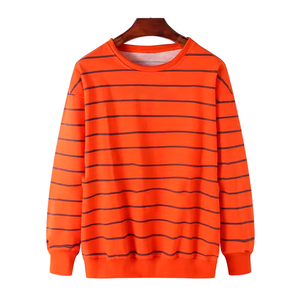 Sudadera de manga larga con cuello redondo para hombre verde sólido personalizado para invierno - Product Image 3
