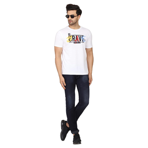 T-shirt imprimé 100% coton pour hommes de grande taille, décontracté, design surdimensionné avec logo personnalisé, tricoté respirant, qualité de première classe - Product Image 5