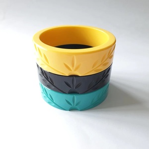 Stylish Design Multi-Color Resin <b>Bangles</b> Handicrafts Jewelry for Craft Usage Model Pattern Gift Resin Bracelets Party Wedding - Product Image 2