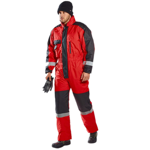 Salopette d'hiver pour hommes Combinaison de travail industrielle résistante au vent Combinaison réfléchissante Vêtements de travail chauds pour hommes - Product Image 2