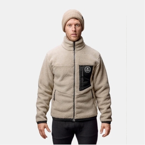 Veste polaire technique d'hiver pour homme avec logo personnalisé du fabricant, coupe-vent, imperméable, respirante, à fermeture éclair intégrale, style streetwear - Product Image 2