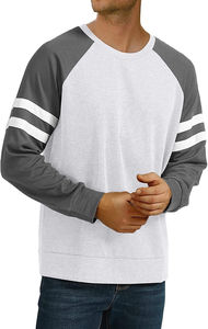 2025 Camiseta completa de algodón con estampado de logotipo personalizado 100% para hombre Camiseta holgada de manga larga con impresión digital de alta calidad - Product Image 4