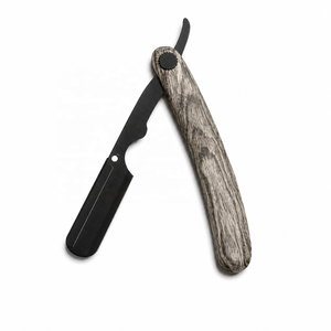 Stainless Steel Handle <b>Straight</b> <b>Razor</b> Single Blade for Body Bikini Face Use-Barber Shop Quality - Product Image 1