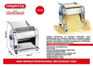 Máquina para hacer hojaldre profesional para restaurantes, 230V, modelo IMP036, marca NEW IMPERIA - Product Image 2