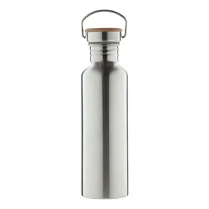Borraccia Promozionale Balman Personalizzata in Acciaio e Bambù - Product Image 1