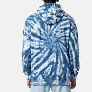 New Arrival Winter Men <b>Tie</b> <b>Dye</b> Fleece <b>Hoodies</b> Polyester Cotton Blend Windproof & Breathable Long Sleeves <b>Tie</b> <b>Dye</b> <b>Hoodies</b> - Product Image 3