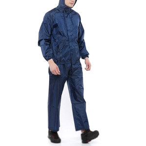 Ensemble coupe-vent deux pièces, veste et pantalon, léger et au style simple pour un usage quotidien - Product Image 1
