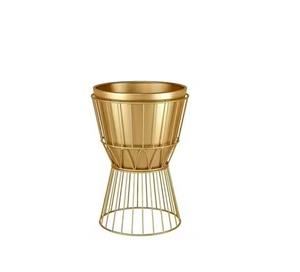 Maceta de hierro chapada en oro, maceta duradera para guardería y jardín para decoración de hogar y sala de estar, macetas y macetas - Product Image 6