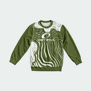 Wholesale Men's Fashion Sweatshirt Heat-Transfer Printed 100% Polyester Winter Pullover Crew Neck Sweatshirts Regular Fit Fleece - Product Image 4