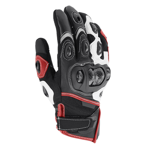 Genuine Leather Motorbike <b>Gloves</b> Carbon Fiber Protection <b>Touchscreen</b> Compatibility for Outdoor Sports Cycling Riding Plain - Product Image 2