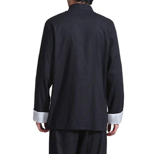 ชุดยูนิฟอร์มกังฟูแบบยูนิเซ็กซ์ เสื้อ กางเกง ไทเก๊ก ระบายอากาศ ยืดหยุ่น ผลิตจากโพลีเอสเตอร์/คอตตอน แห้งเร็ว น้ำหนักเบา แบบสั่งทำพิเศษ ด้านหน้าลายศิลปะการต่อสู้ - Product Image 4