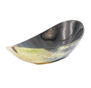 Bol en corne de buffle rond, taille personnalisée, bol en corne pas cher, vaisselle pour salade, bols de service, qualité supérieure, forme longue naturelle, utilisation hôtelière - Product Image 1