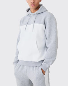 Ensemble sweat à capuche et pantalon de survêtement en molleton de coton lourd 100% pour hommes, vêtements décontractés d'hiver avec logo brodé personnalisé, survêtements pour hommes - Product Image 2